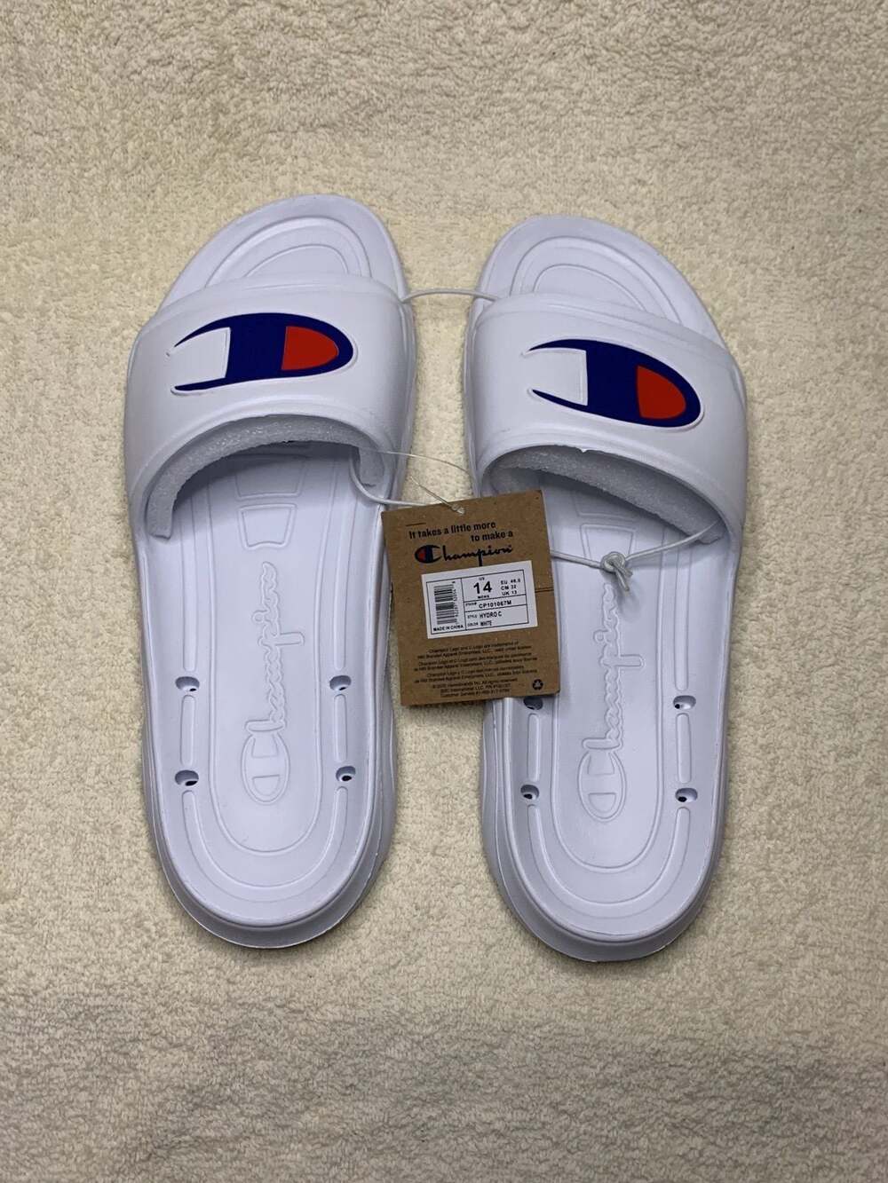 Champion Ipo Slides Men’s Size 14